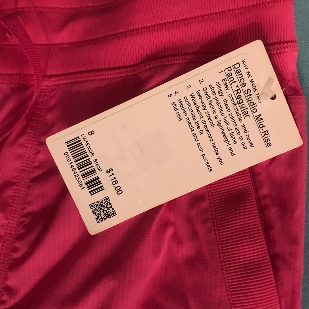 Lululemon dance studio mid rise pant, regular NWT - Picture 4 of 5